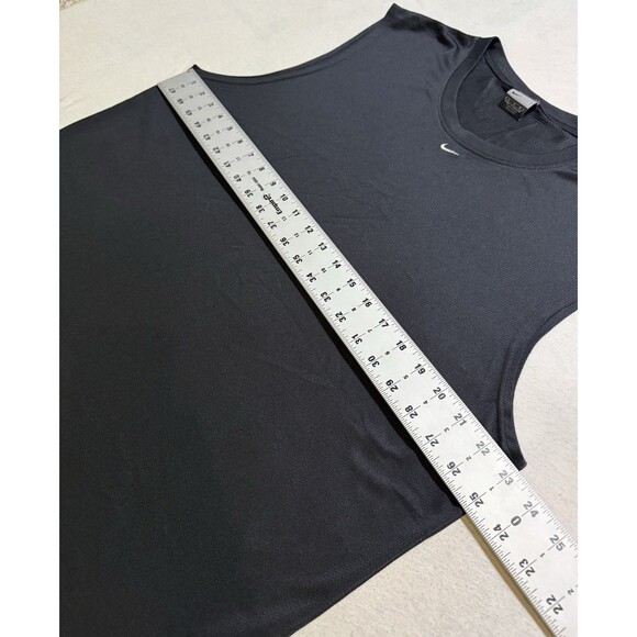 Vintage Nike Men’s Large Y2K Center Swoosh Embroidered Logo Tank Top Shirt Mesh - Picture 8 of 9